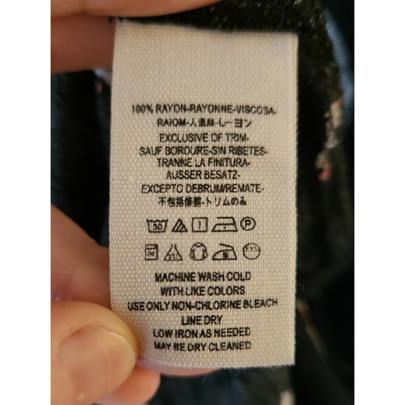 Free People Black Oversize top Sleeveless cutout Small - Picture 6 of 6